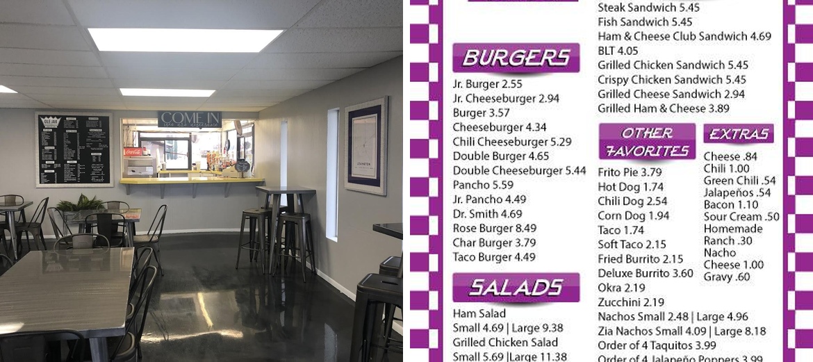 Ole Jax Menu